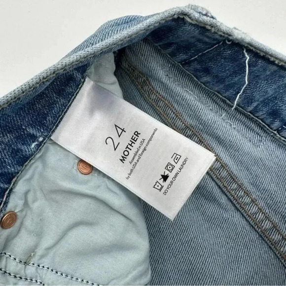 MOTHER The Trickster Short Fray in Slay It With Flowers Size 24 B1342 - Picture 5 of 6